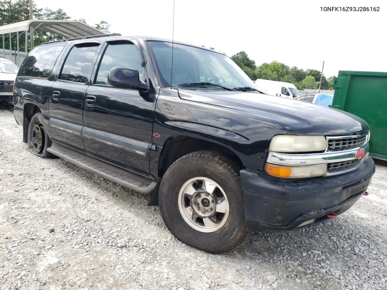 2003 Chevrolet Suburban K1500 VIN: 1GNFK16Z93J286162 Lot: 60956865