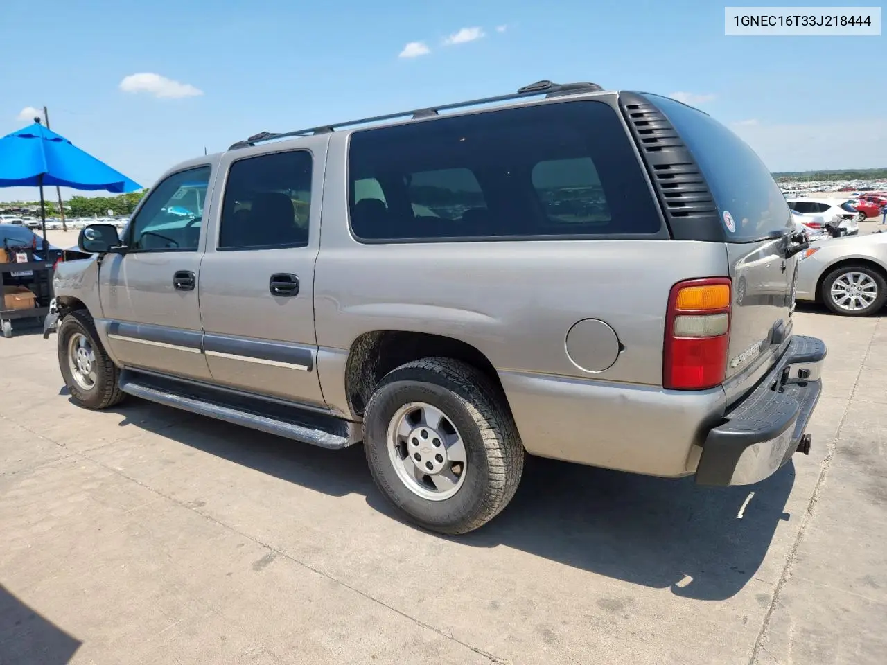 2003 Chevrolet Suburban C1500 VIN: 1GNEC16T33J218444 Lot: 61261815