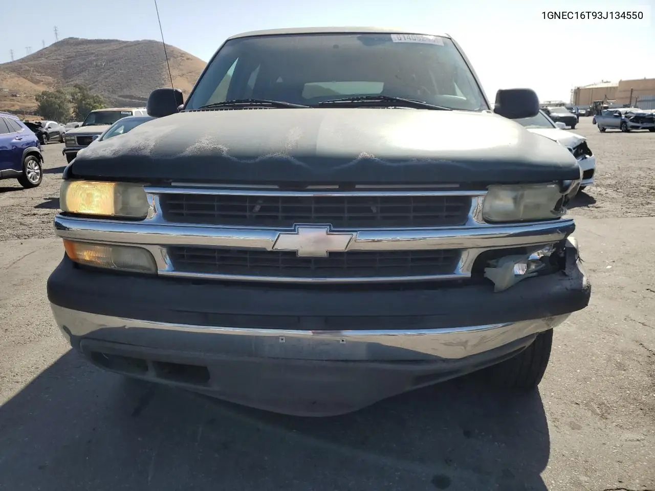 2003 Chevrolet Suburban C1500 VIN: 1GNEC16T93J134550 Lot: 61409245