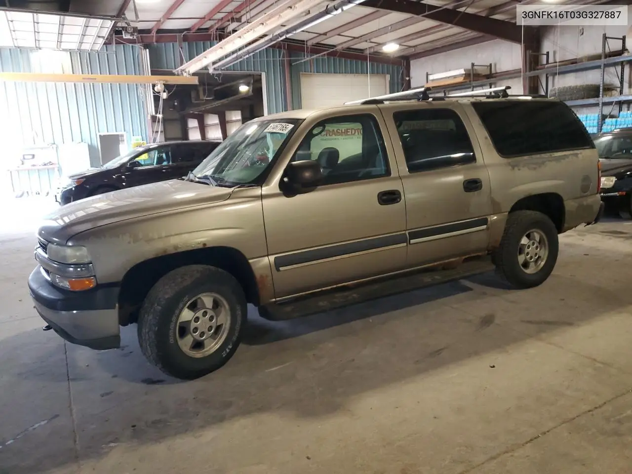 2003 Chevrolet Suburban K1500 VIN: 3GNFK16T03G327887 Lot: 61467165
