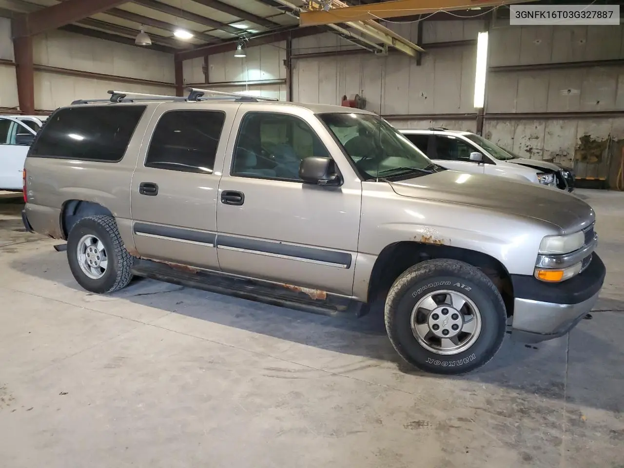2003 Chevrolet Suburban K1500 VIN: 3GNFK16T03G327887 Lot: 61467165