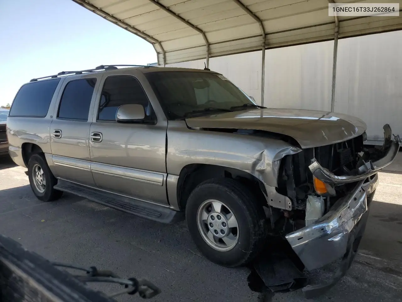 2003 Chevrolet Suburban C1500 VIN: 1GNEC16T33J262864 Lot: 61648255
