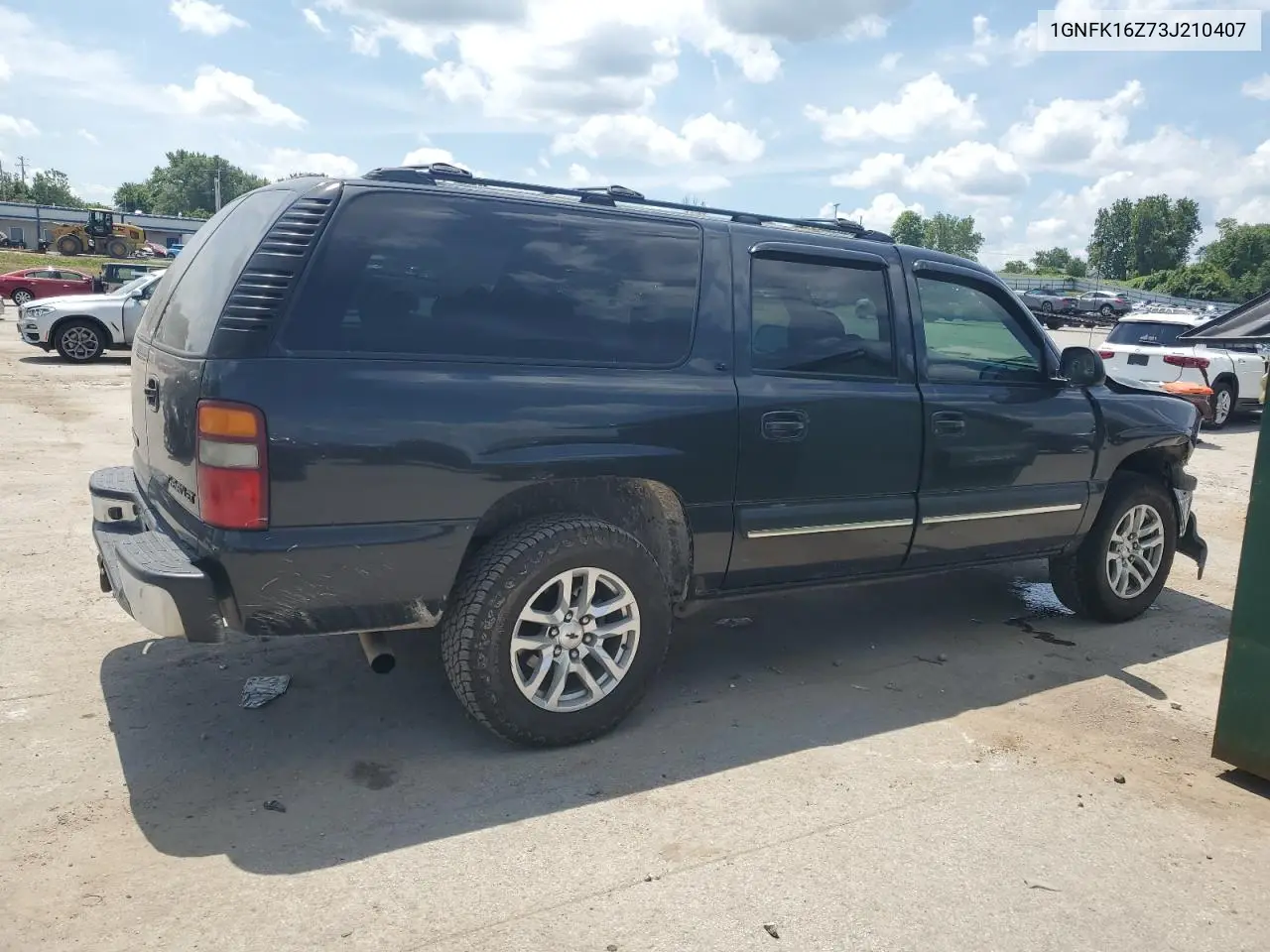 2003 Chevrolet Suburban K1500 VIN: 1GNFK16Z73J210407 Lot: 62556615