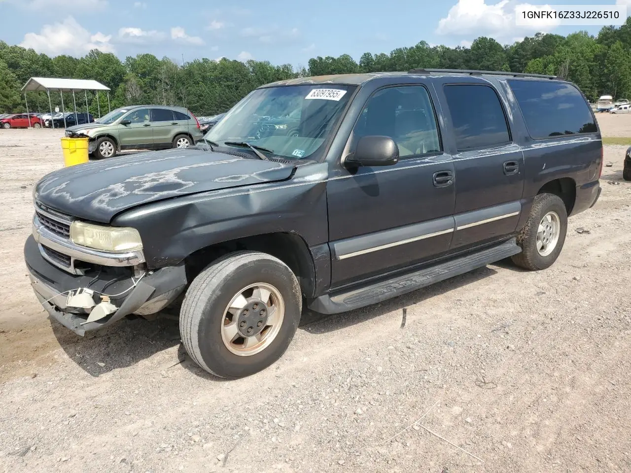 2003 Chevrolet Suburban K1500 VIN: 1GNFK16Z33J226510 Lot: 63097955