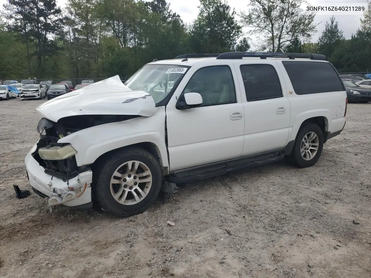 2004 Chevrolet Suburban K1500 VIN: 3GNFK16Z64G211289 Lot: 51853965