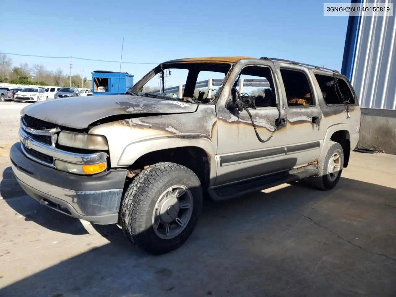 2004 Chevrolet Suburban K2500 VIN: 3GNGK26U14G150819 Lot: 53141925