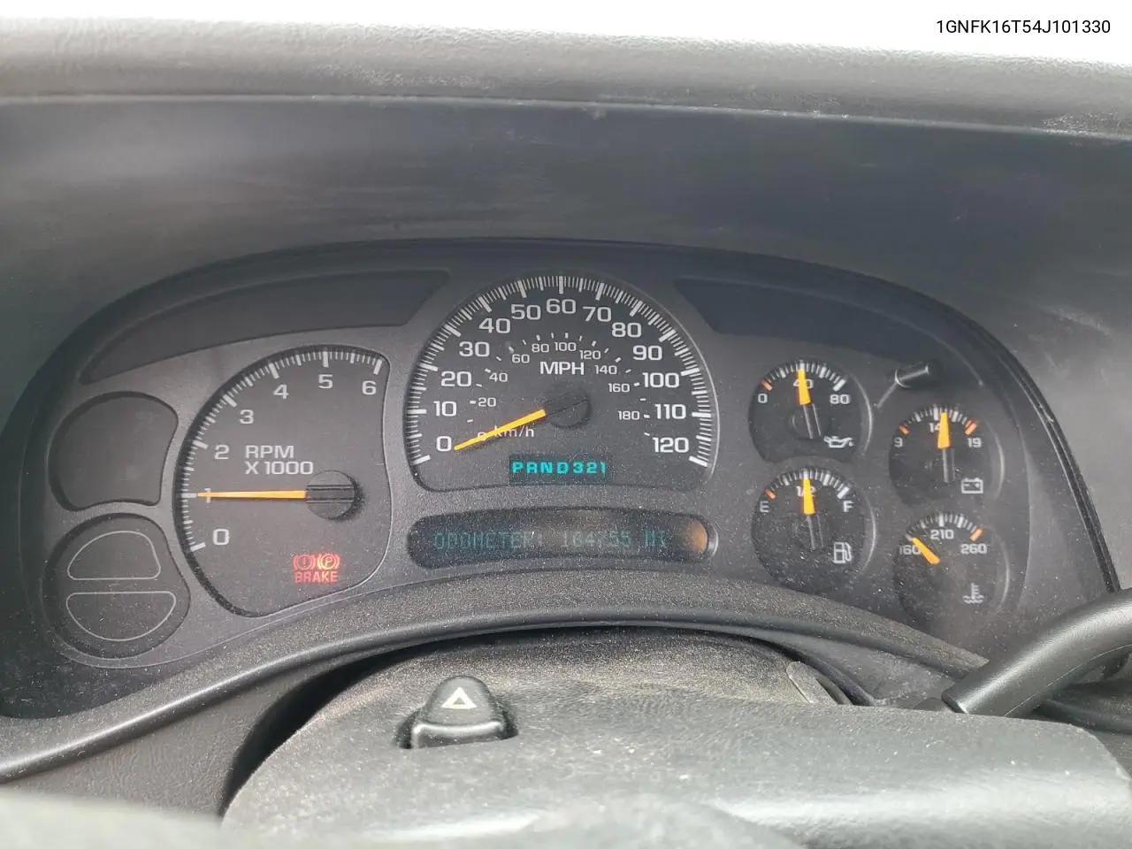 2004 Chevrolet Suburban K1500 VIN: 1GNFK16T54J101330 Lot: 55530315