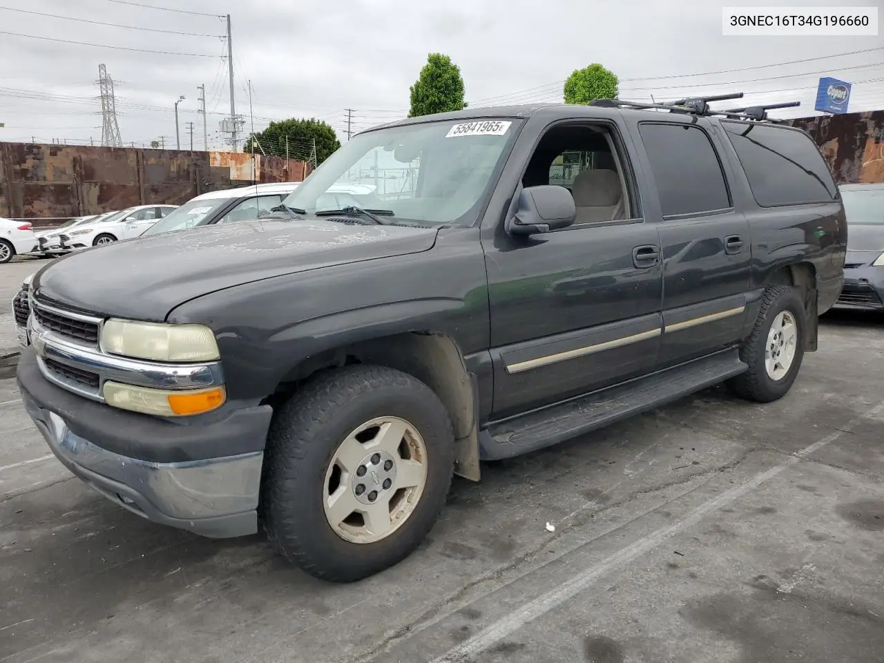 2004 Chevrolet Suburban C1500 VIN: 3GNEC16T34G196660 Lot: 55841965