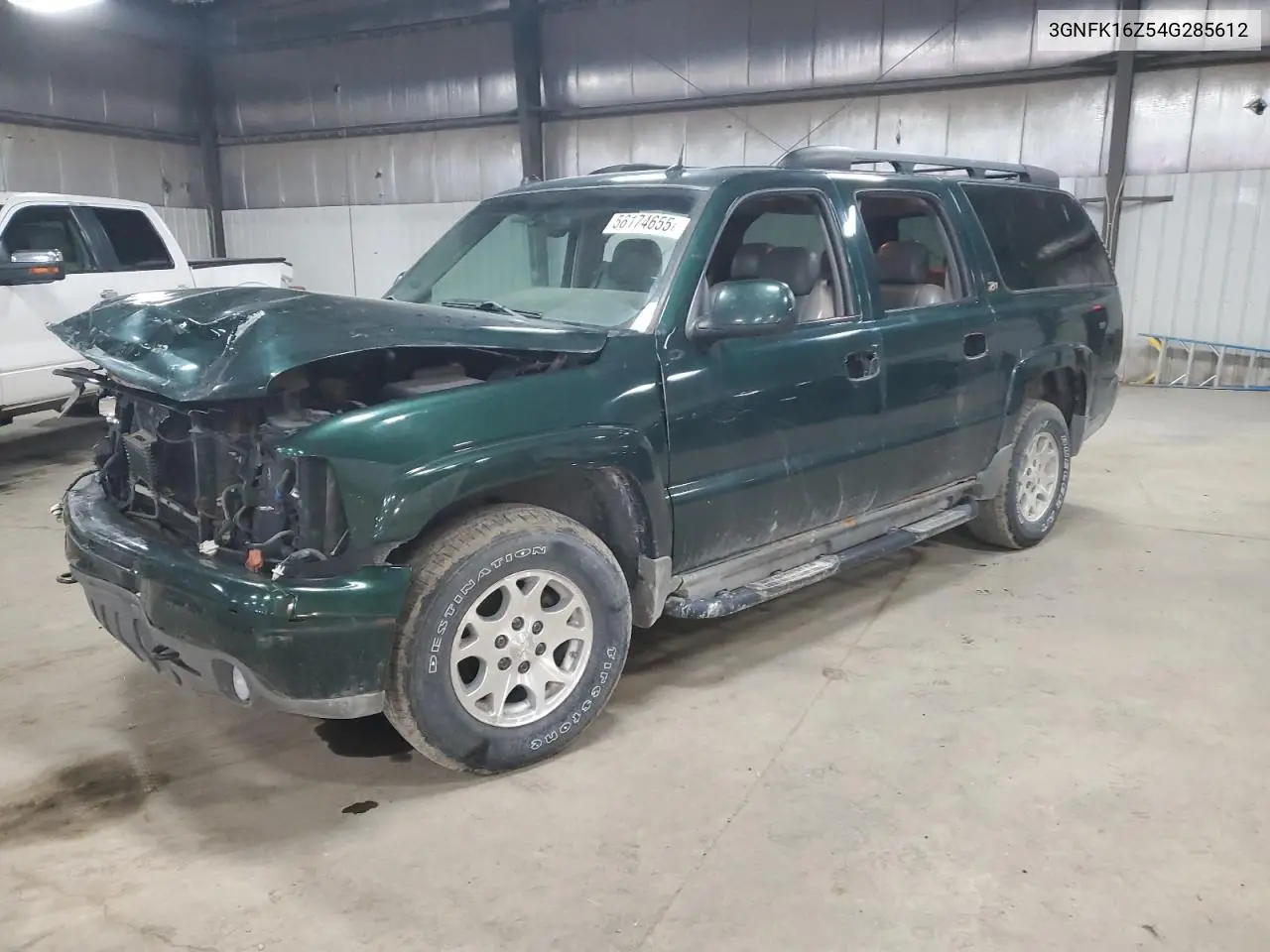 2004 Chevrolet Suburban K1500 VIN: 3GNFK16Z54G285612 Lot: 56174655