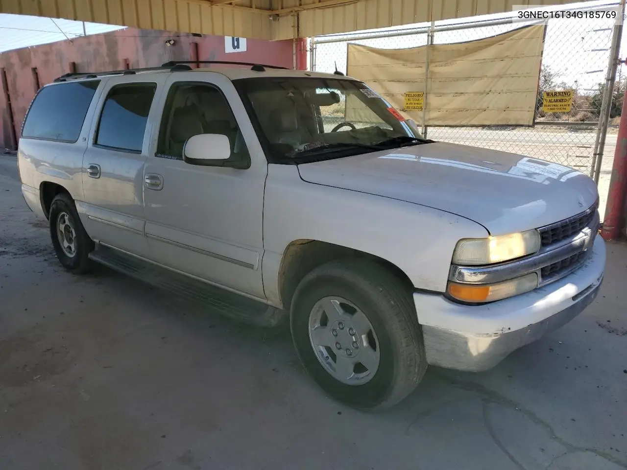 2004 Chevrolet Suburban C1500 VIN: 3GNEC16T34G185769 Lot: 56181735