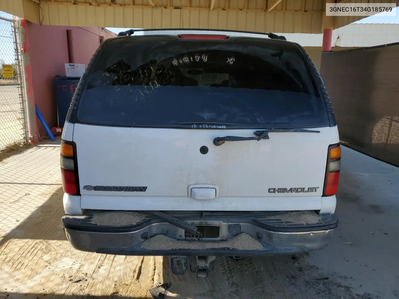 2004 Chevrolet Suburban C1500 VIN: 3GNEC16T34G185769 Lot: 56181735