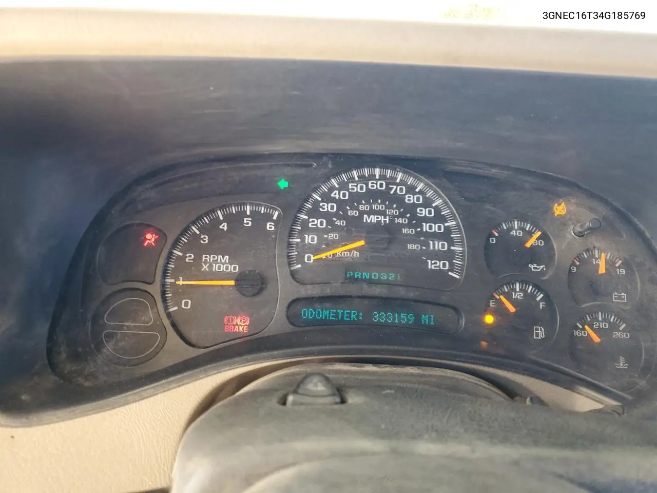 2004 Chevrolet Suburban C1500 VIN: 3GNEC16T34G185769 Lot: 56181735