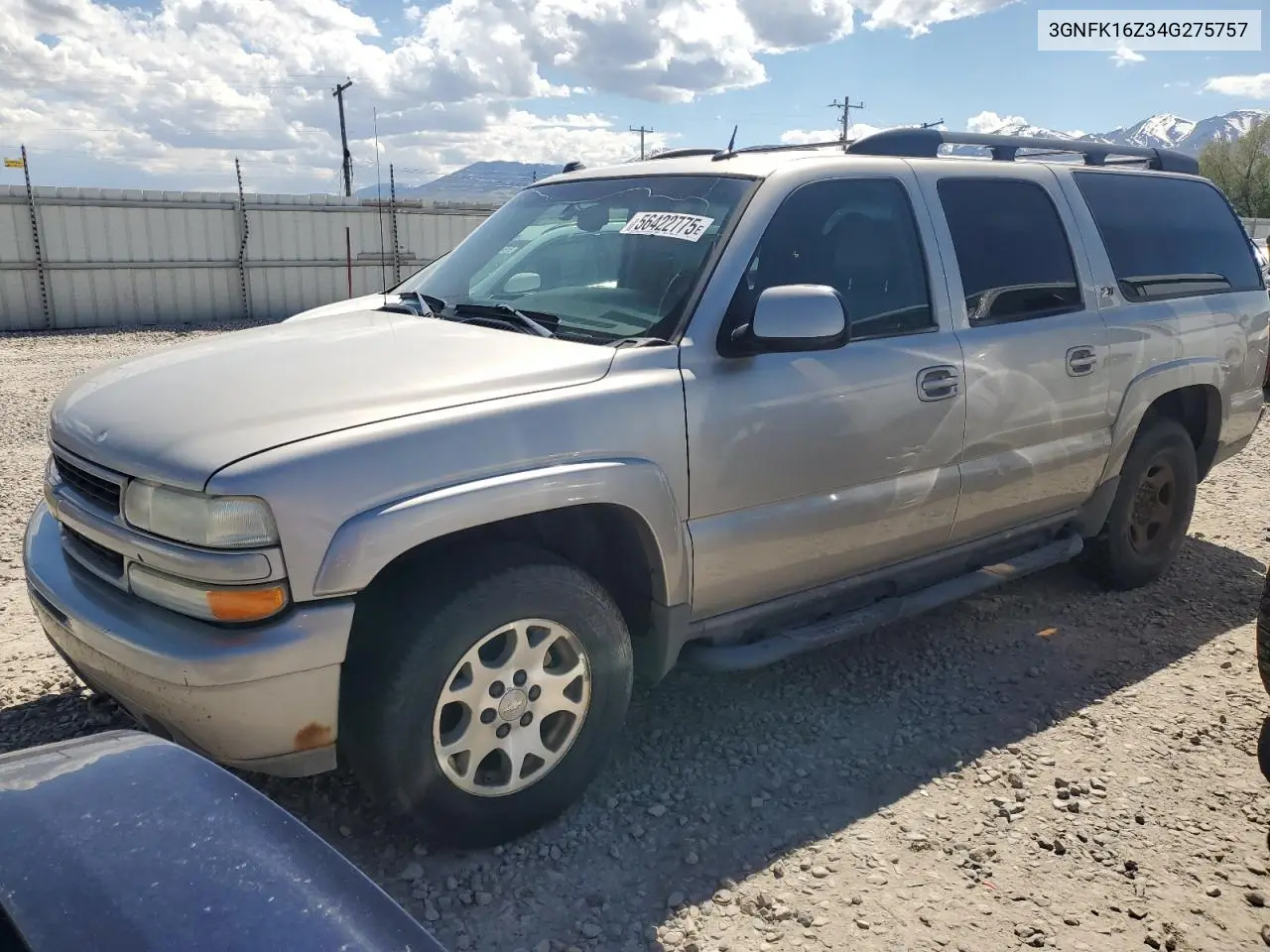 2004 Chevrolet Suburban K1500 VIN: 3GNFK16Z34G275757 Lot: 56422775