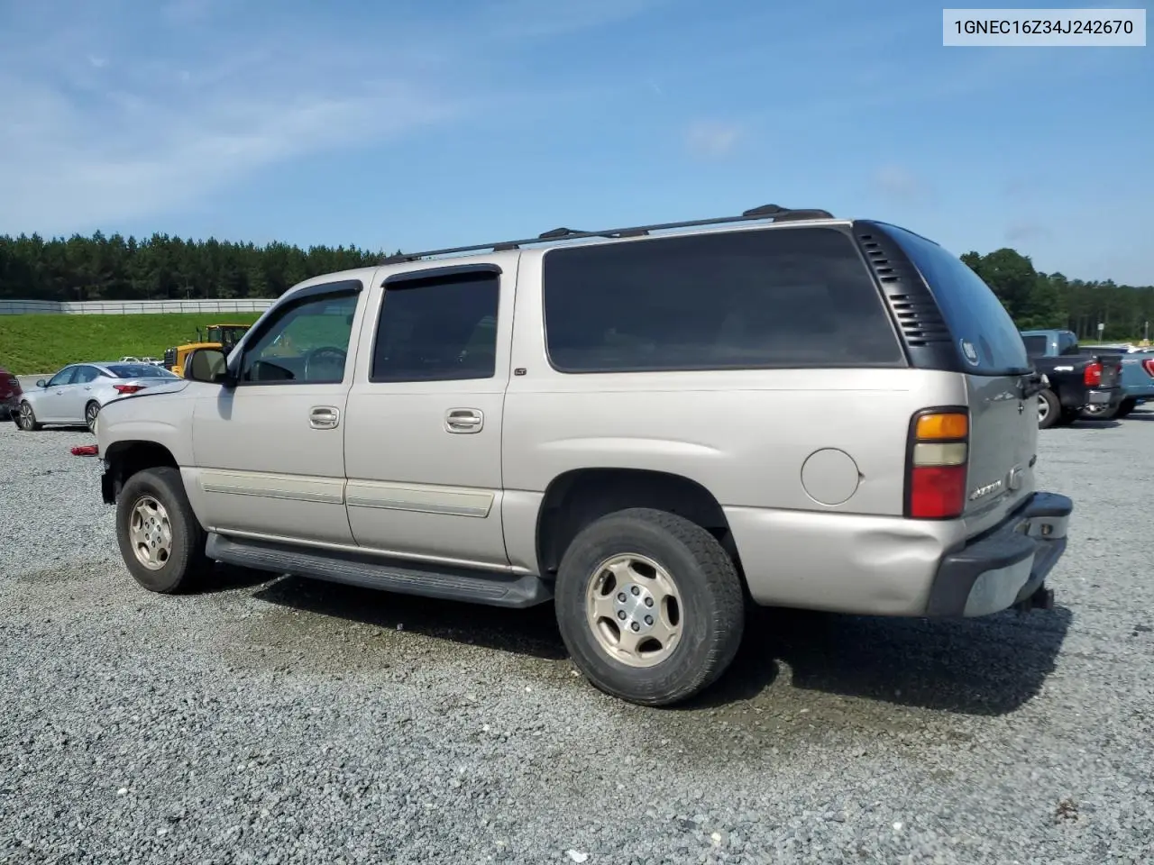 2004 Chevrolet Suburban C1500 VIN: 1GNEC16Z34J242670 Lot: 60987725