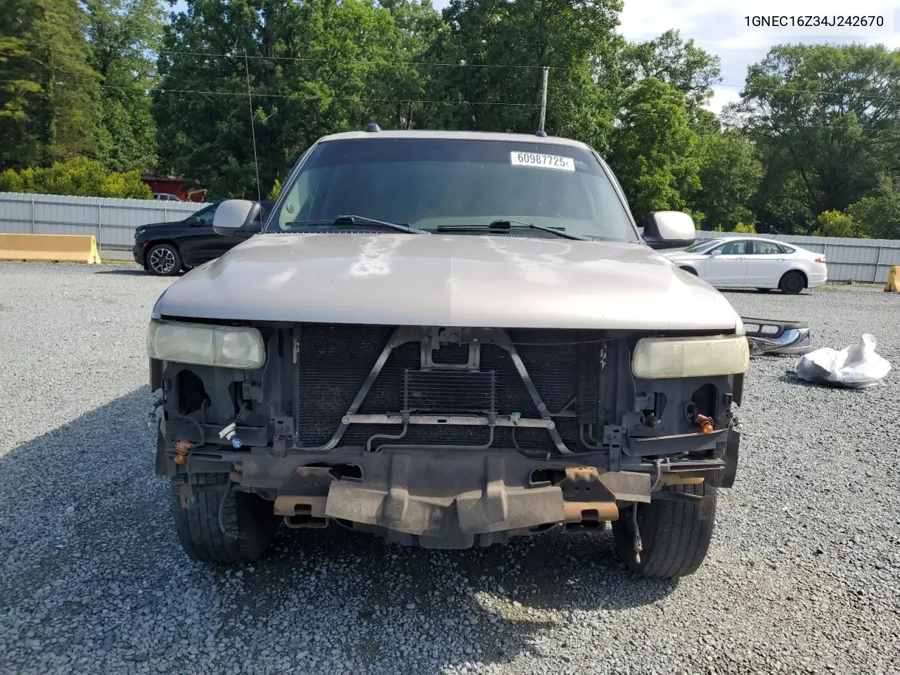2004 Chevrolet Suburban C1500 VIN: 1GNEC16Z34J242670 Lot: 60987725