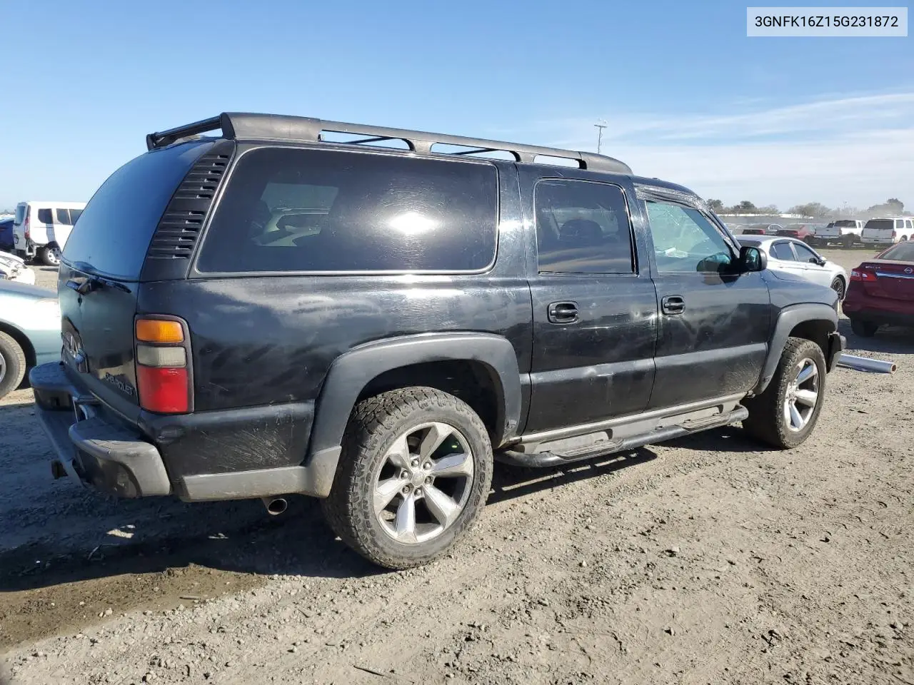 2005 Chevrolet Suburban K1500 VIN: 3GNFK16Z15G231872 Lot: 47266335