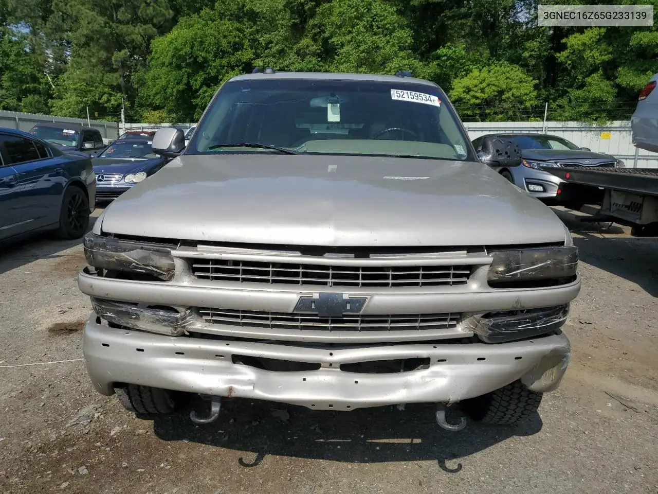 2005 Chevrolet Suburban C1500 VIN: 3GNEC16Z65G233139 Lot: 52159534