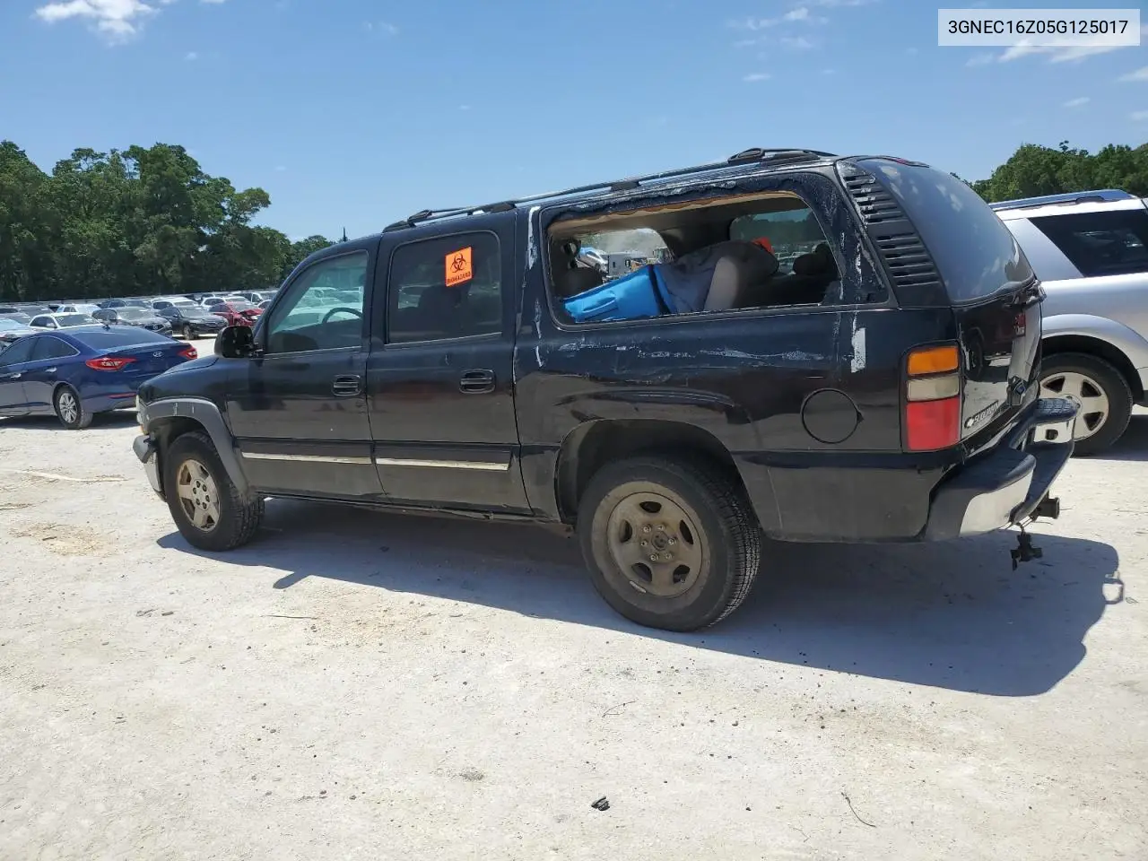 2005 Chevrolet Suburban C1500 VIN: 3GNEC16Z05G125017 Lot: 55200845