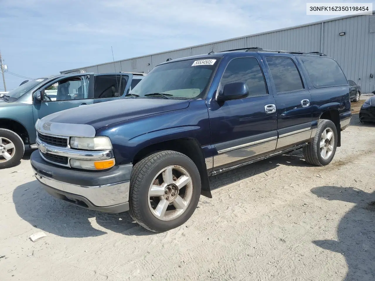 2005 Chevrolet Suburban K1500 VIN: 3GNFK16Z35G198454 Lot: 55534505