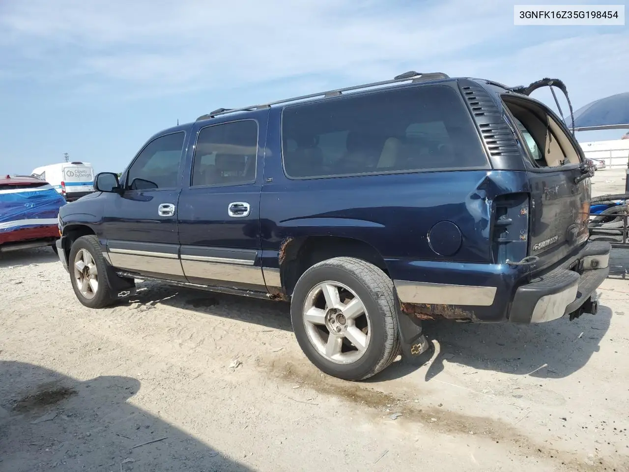 2005 Chevrolet Suburban K1500 VIN: 3GNFK16Z35G198454 Lot: 55534505