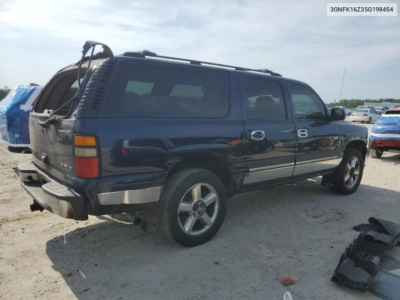 2005 Chevrolet Suburban K1500 VIN: 3GNFK16Z35G198454 Lot: 55534505