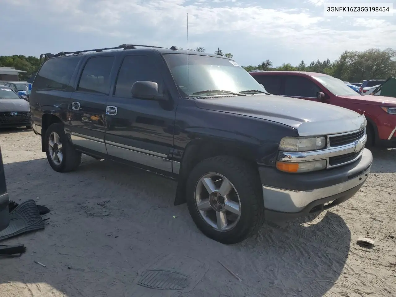 2005 Chevrolet Suburban K1500 VIN: 3GNFK16Z35G198454 Lot: 55534505