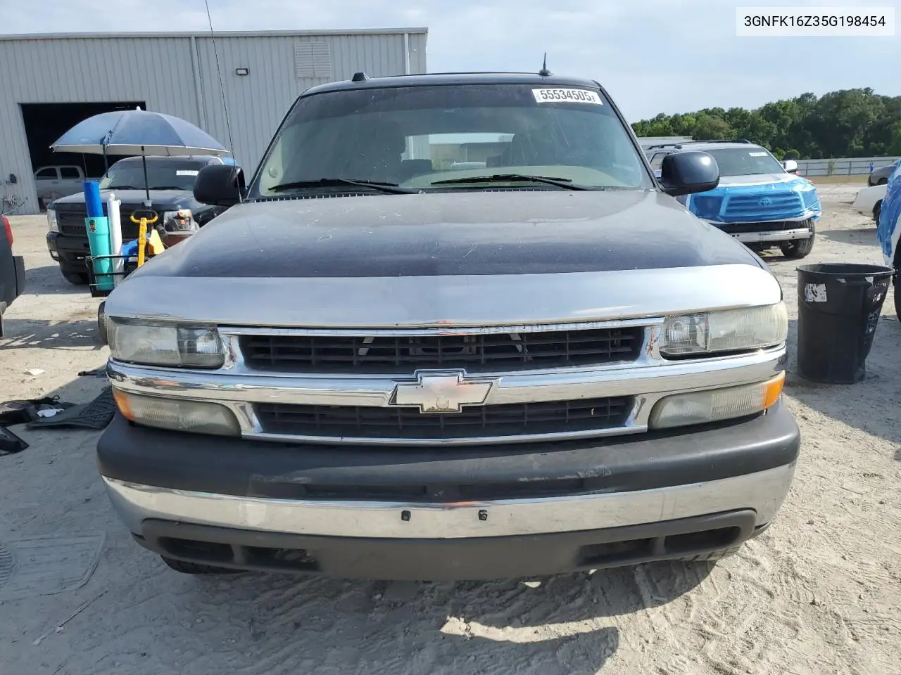 2005 Chevrolet Suburban K1500 VIN: 3GNFK16Z35G198454 Lot: 55534505