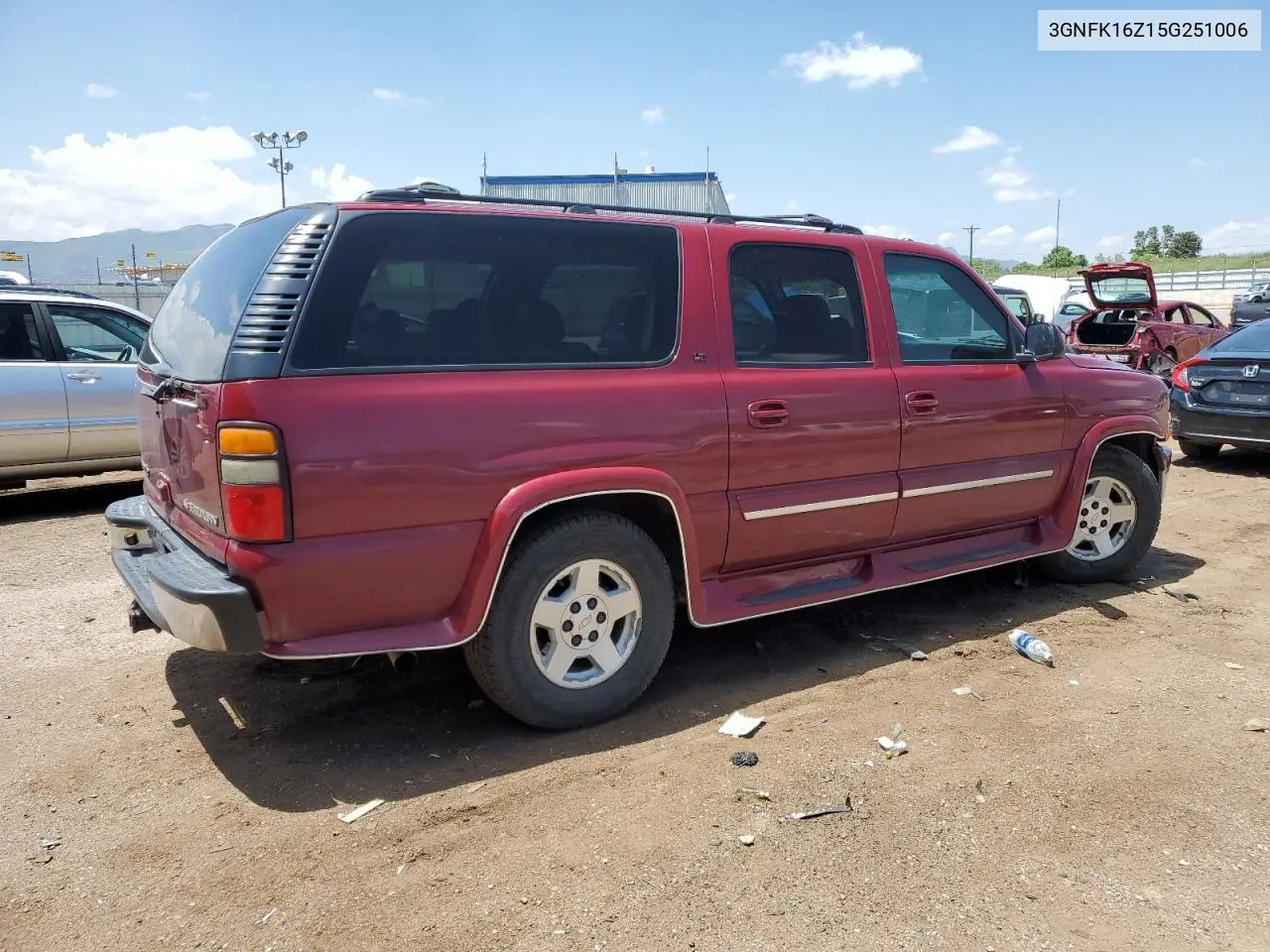 2005 Chevrolet Suburban K1500 VIN: 3GNFK16Z15G251006 Lot: 60098725