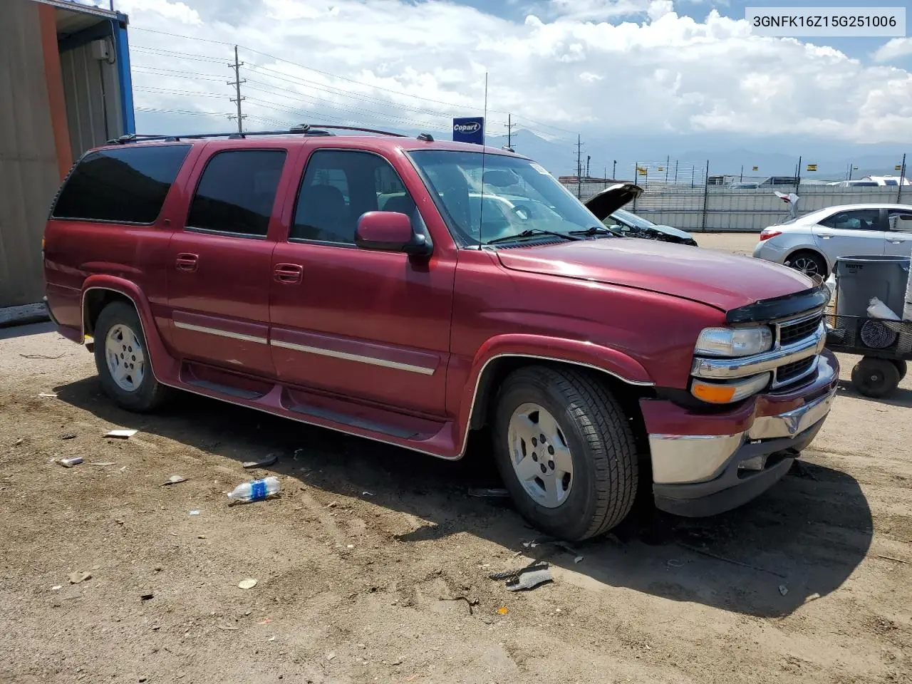 2005 Chevrolet Suburban K1500 VIN: 3GNFK16Z15G251006 Lot: 60098725