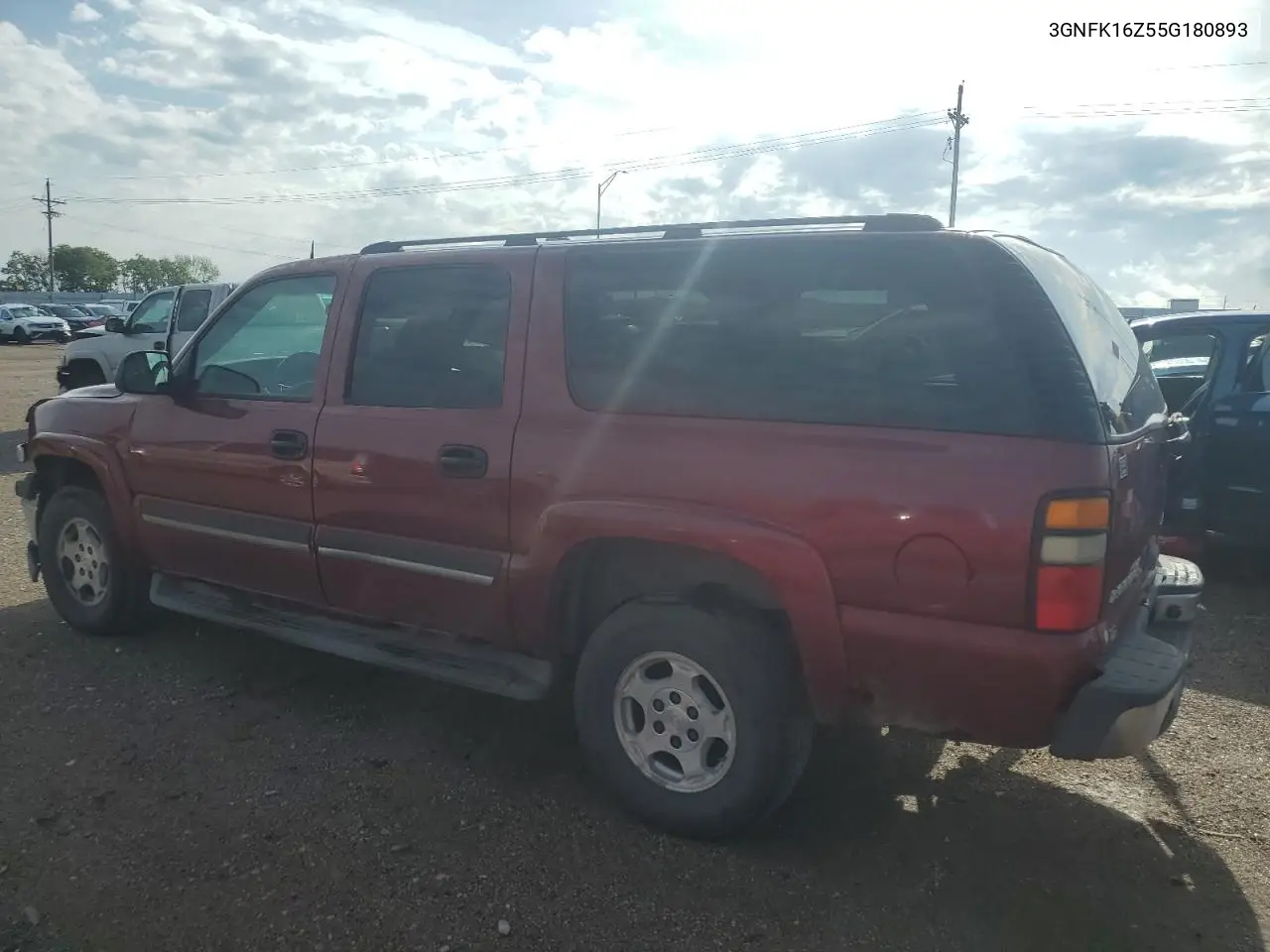 2005 Chevrolet Suburban K1500 VIN: 3GNFK16Z55G180893 Lot: 60966425