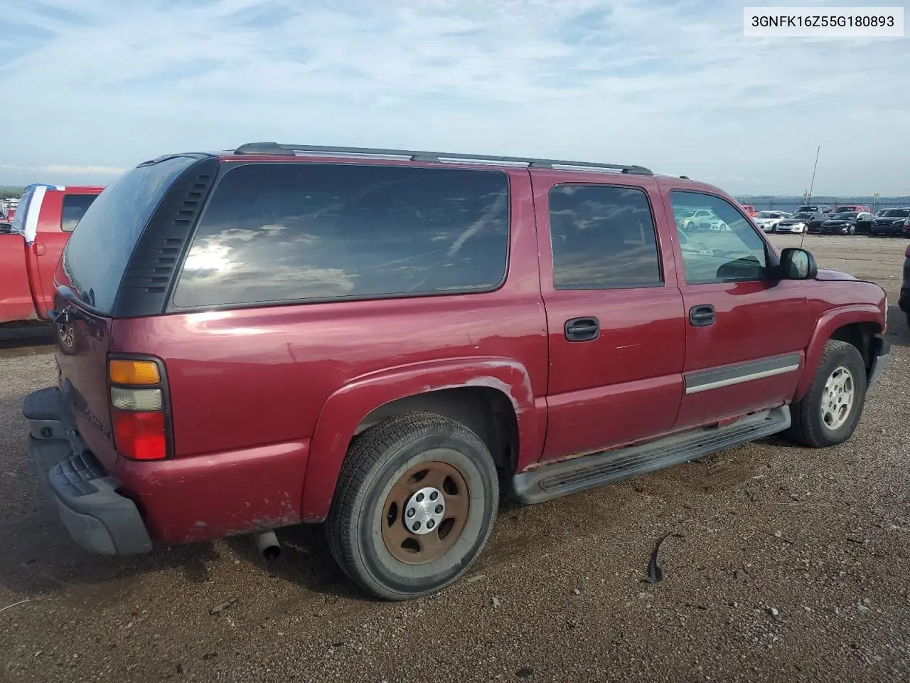 2005 Chevrolet Suburban K1500 VIN: 3GNFK16Z55G180893 Lot: 60966425
