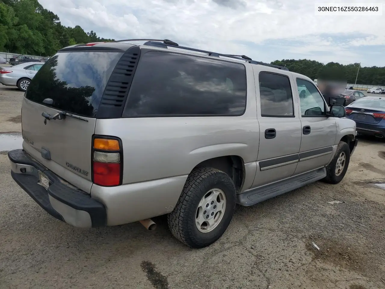 2005 Chevrolet Suburban C1500 VIN: 3GNEC16Z55G286463 Lot: 61260555