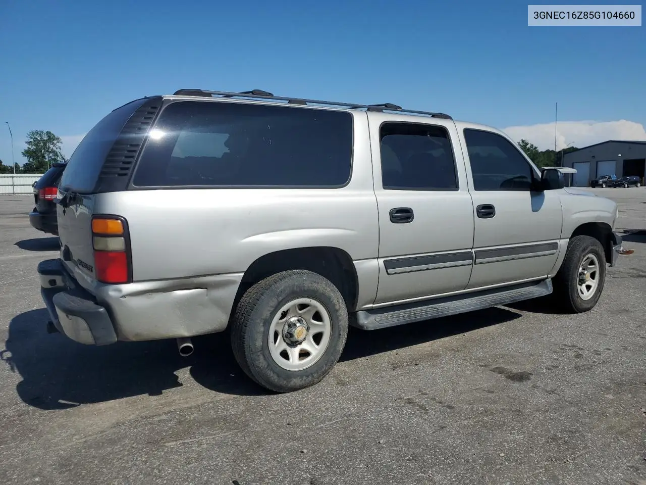 2005 Chevrolet Suburban C1500 VIN: 3GNEC16Z85G104660 Lot: 61638465