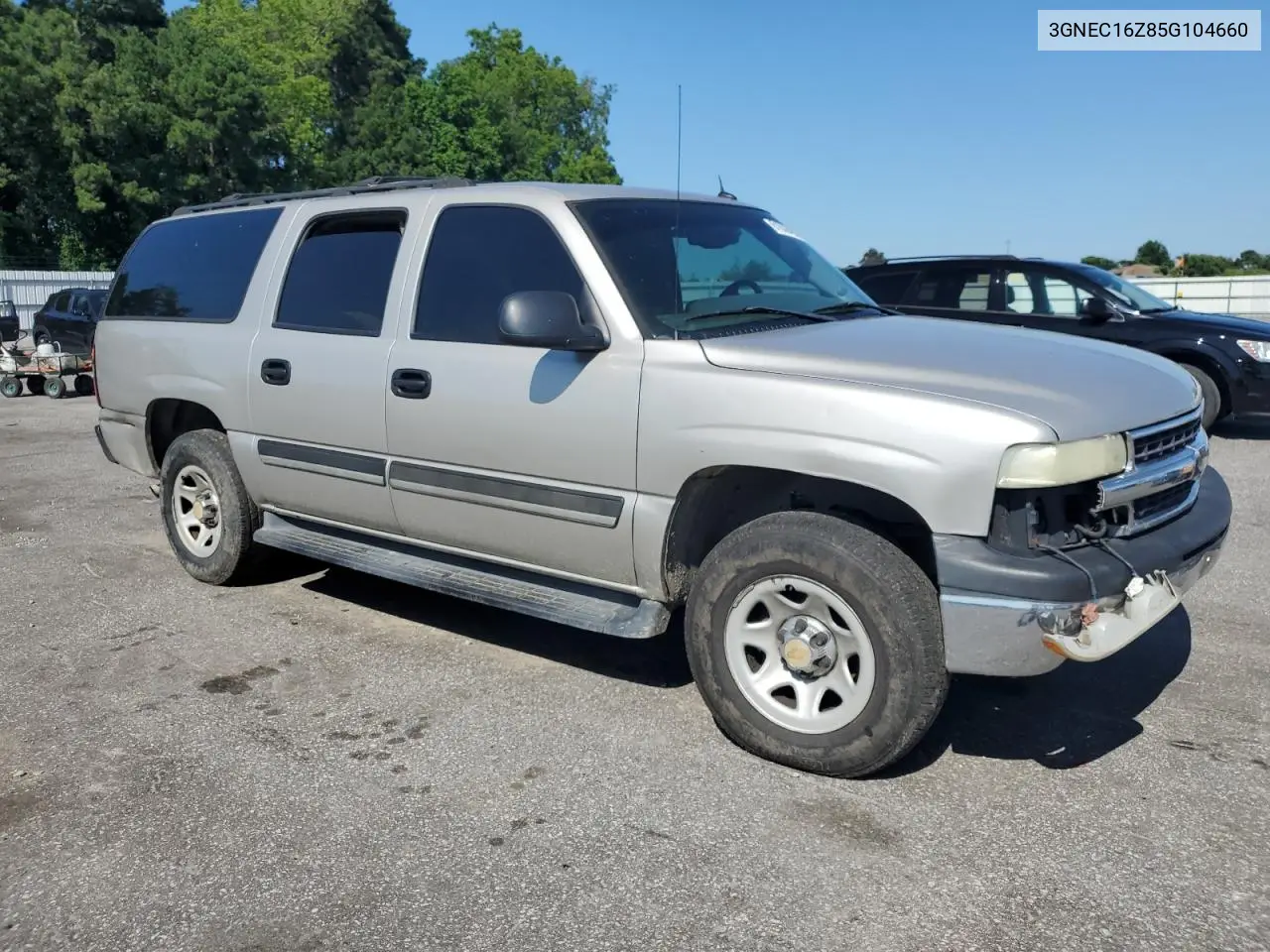 2005 Chevrolet Suburban C1500 VIN: 3GNEC16Z85G104660 Lot: 61638465