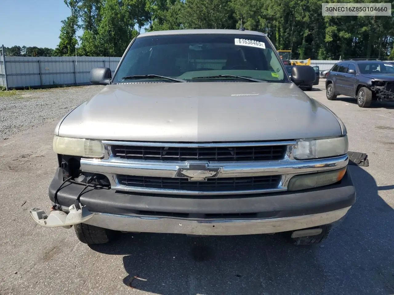 2005 Chevrolet Suburban C1500 VIN: 3GNEC16Z85G104660 Lot: 61638465
