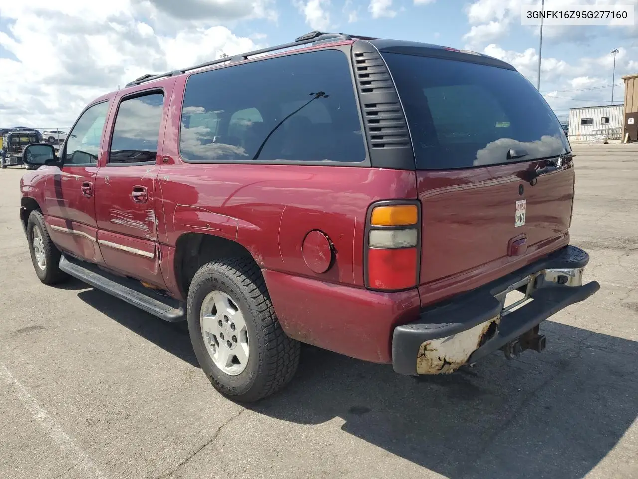 2005 Chevrolet Suburban K1500 VIN: 3GNFK16Z95G277160 Lot: 61791575
