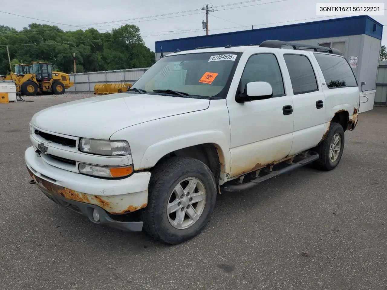 2005 Chevrolet Suburban K1500 VIN: 3GNFK16Z15G122201 Lot: 62284695