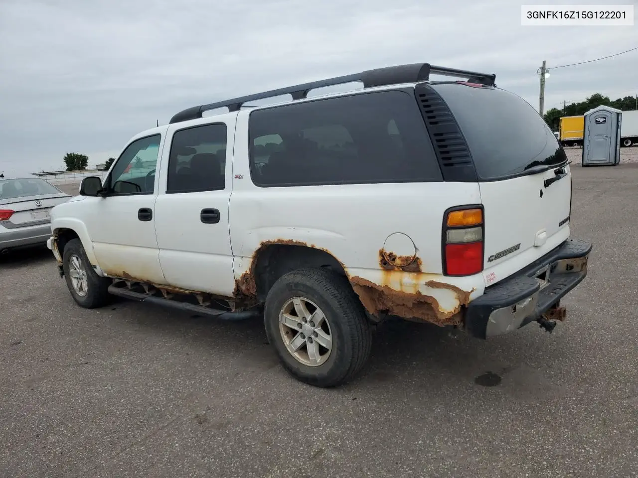 2005 Chevrolet Suburban K1500 VIN: 3GNFK16Z15G122201 Lot: 62284695