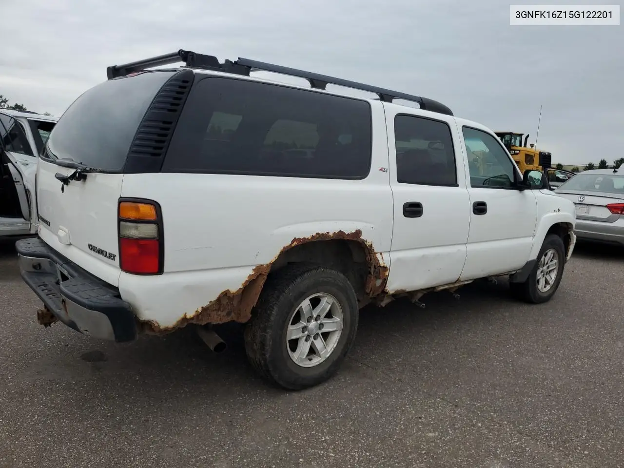 2005 Chevrolet Suburban K1500 VIN: 3GNFK16Z15G122201 Lot: 62284695