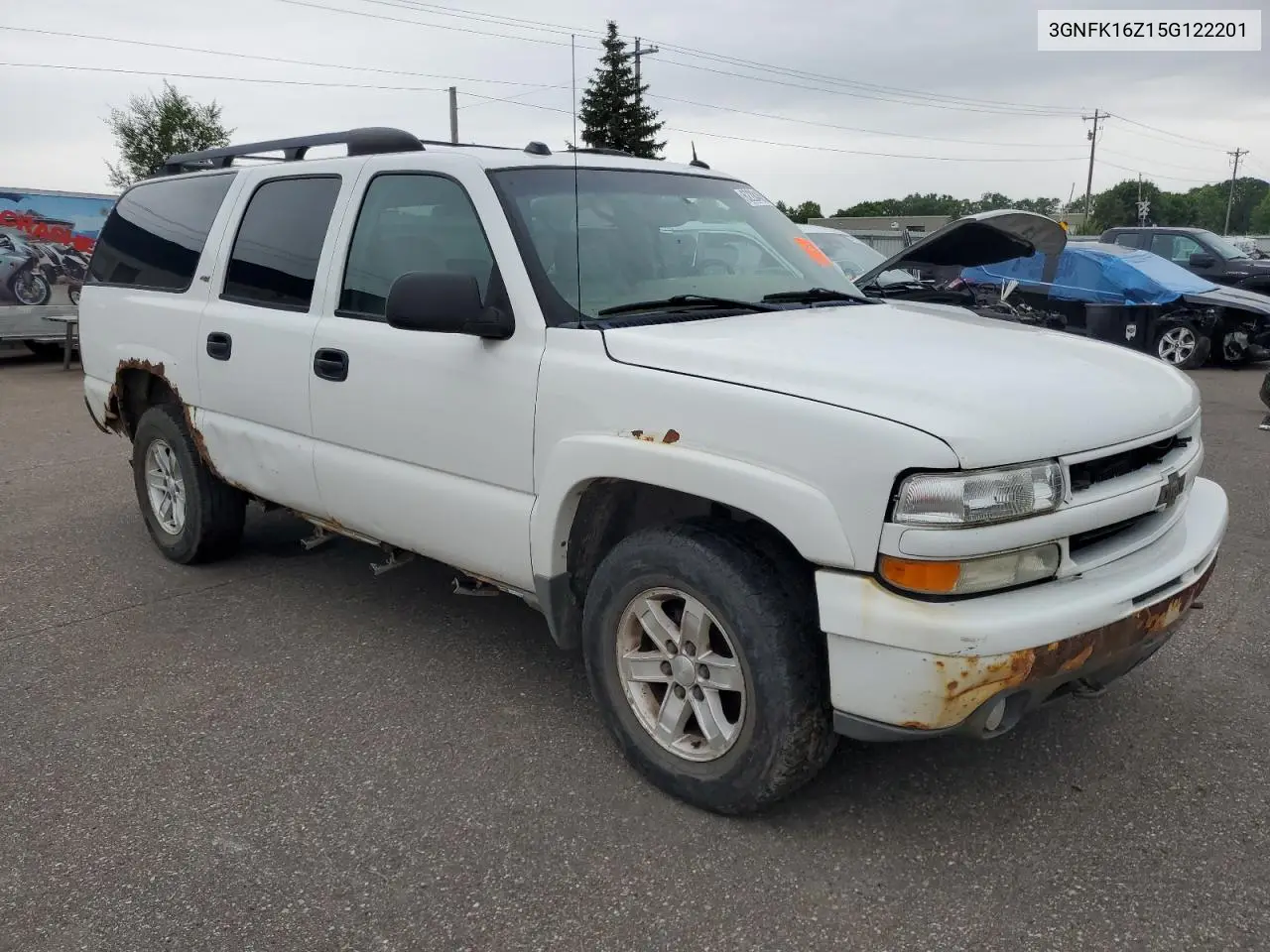 2005 Chevrolet Suburban K1500 VIN: 3GNFK16Z15G122201 Lot: 62284695