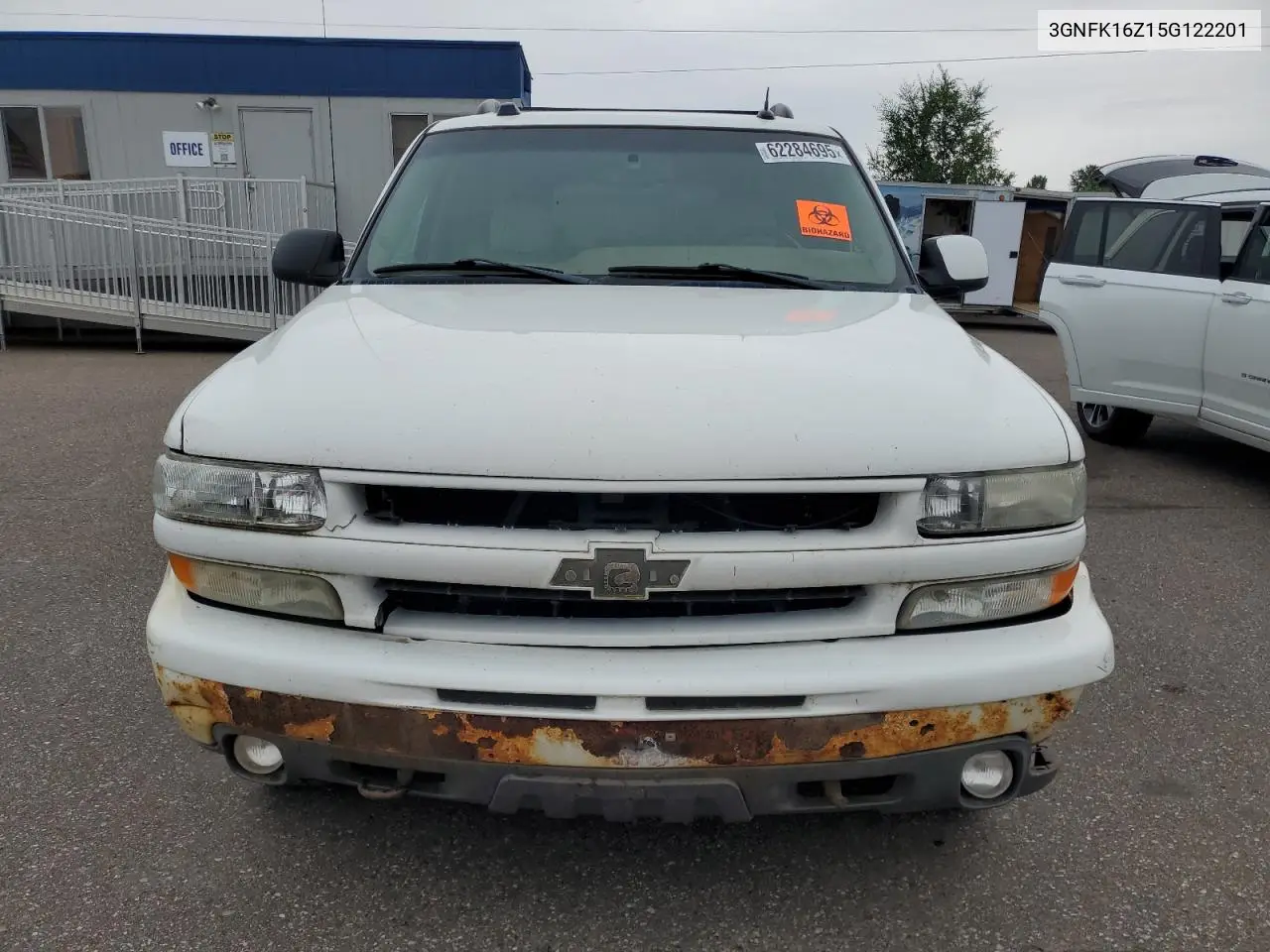 2005 Chevrolet Suburban K1500 VIN: 3GNFK16Z15G122201 Lot: 62284695