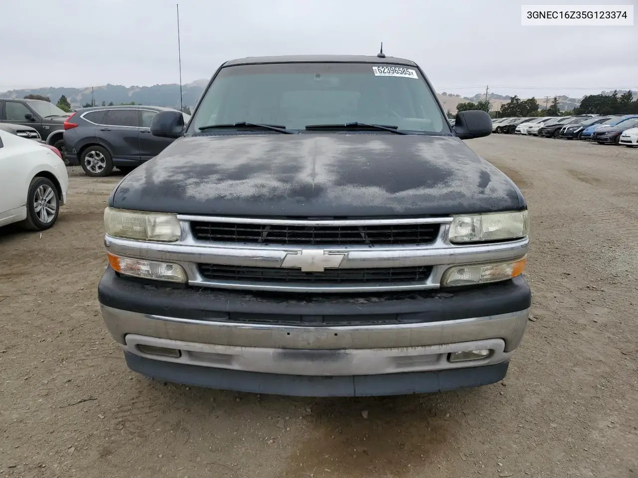 2005 Chevrolet Suburban C1500 VIN: 3GNEC16Z35G123374 Lot: 62396585