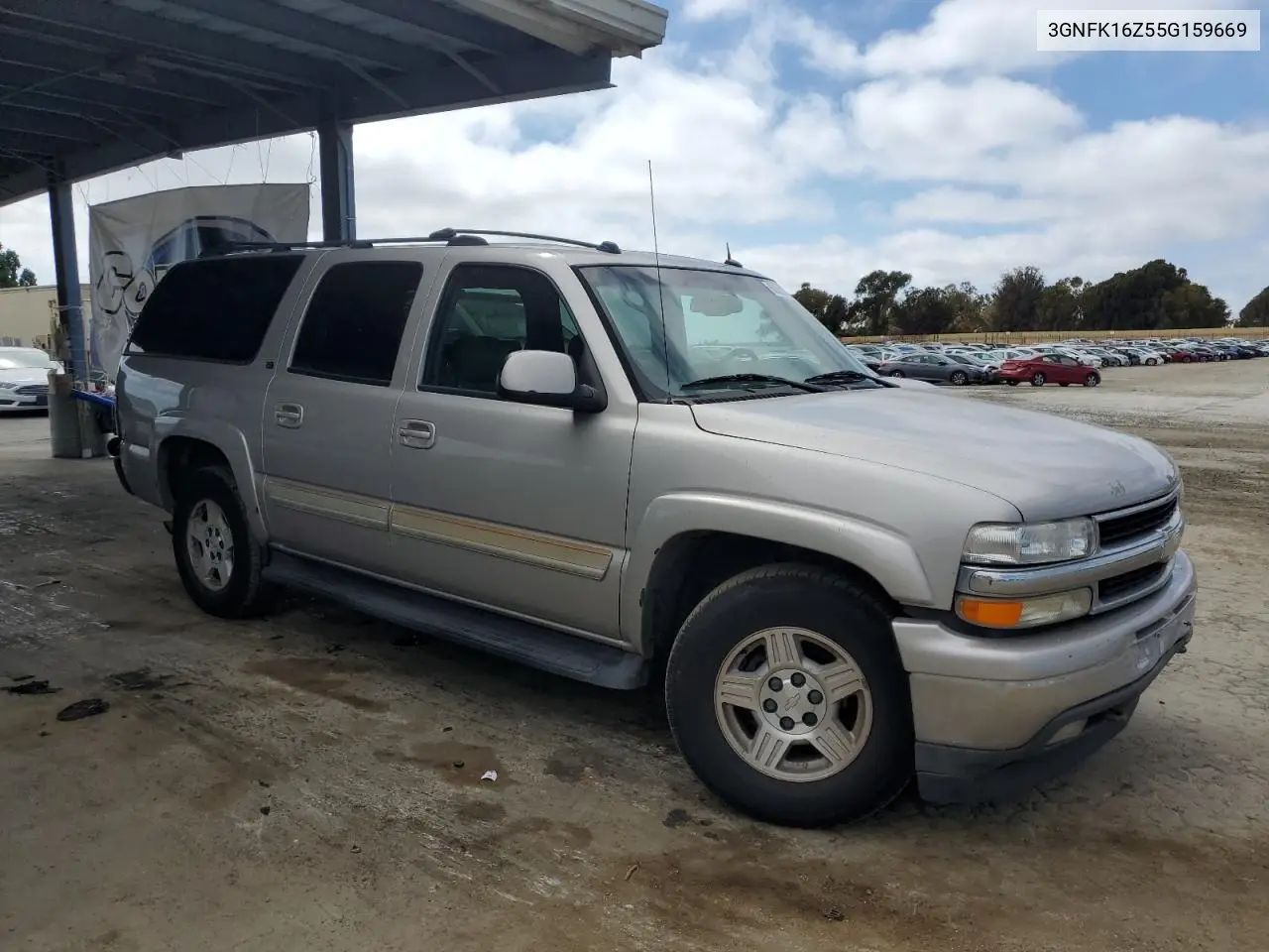 2005 Chevrolet Suburban K1500 VIN: 3GNFK16Z55G159669 Lot: 62601985