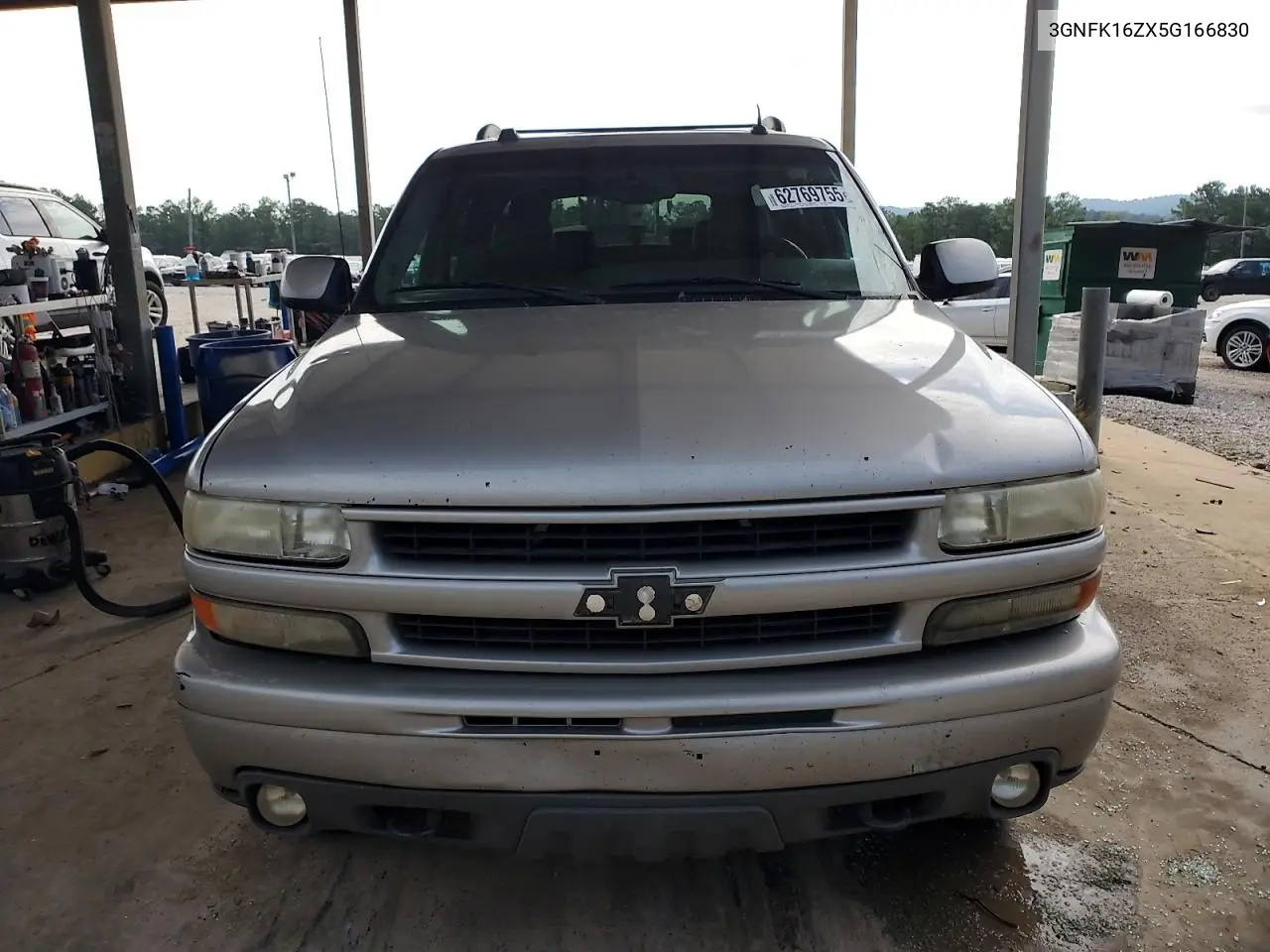 2005 Chevrolet Suburban K1500 VIN: 3GNFK16ZX5G166830 Lot: 62769755