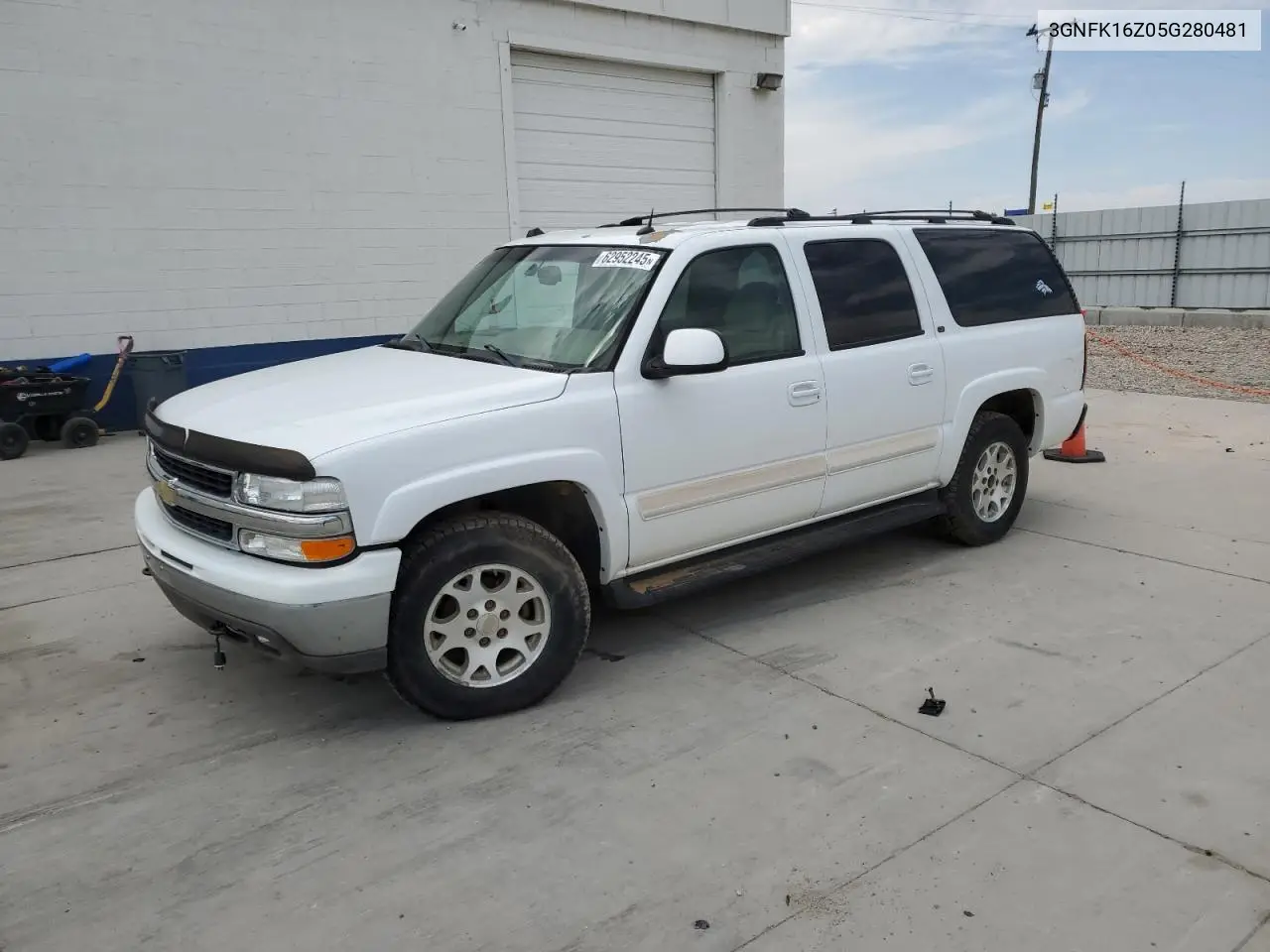 2005 Chevrolet Suburban K1500 VIN: 3GNFK16Z05G280481 Lot: 62952245