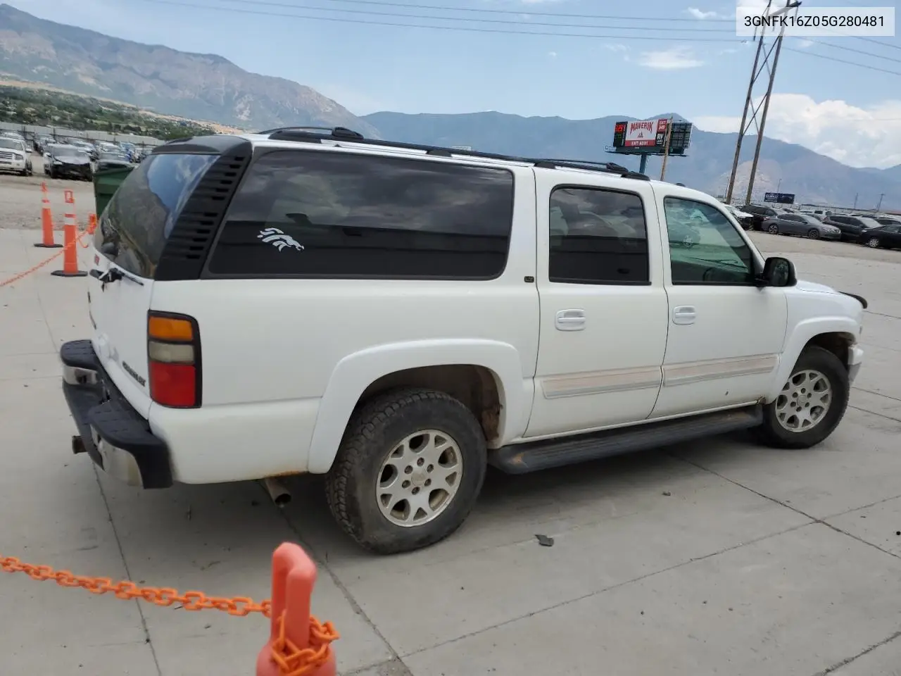 2005 Chevrolet Suburban K1500 VIN: 3GNFK16Z05G280481 Lot: 62952245