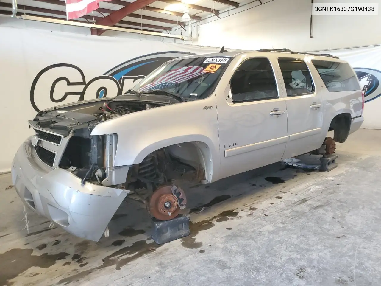 2007 Chevrolet Suburban K1500 VIN: 3GNFK16307G190438 Lot: 50732075