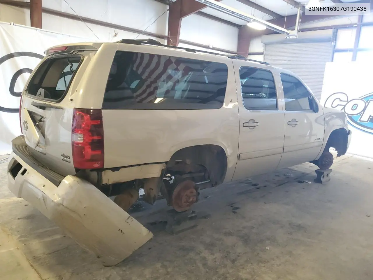 2007 Chevrolet Suburban K1500 VIN: 3GNFK16307G190438 Lot: 50732075