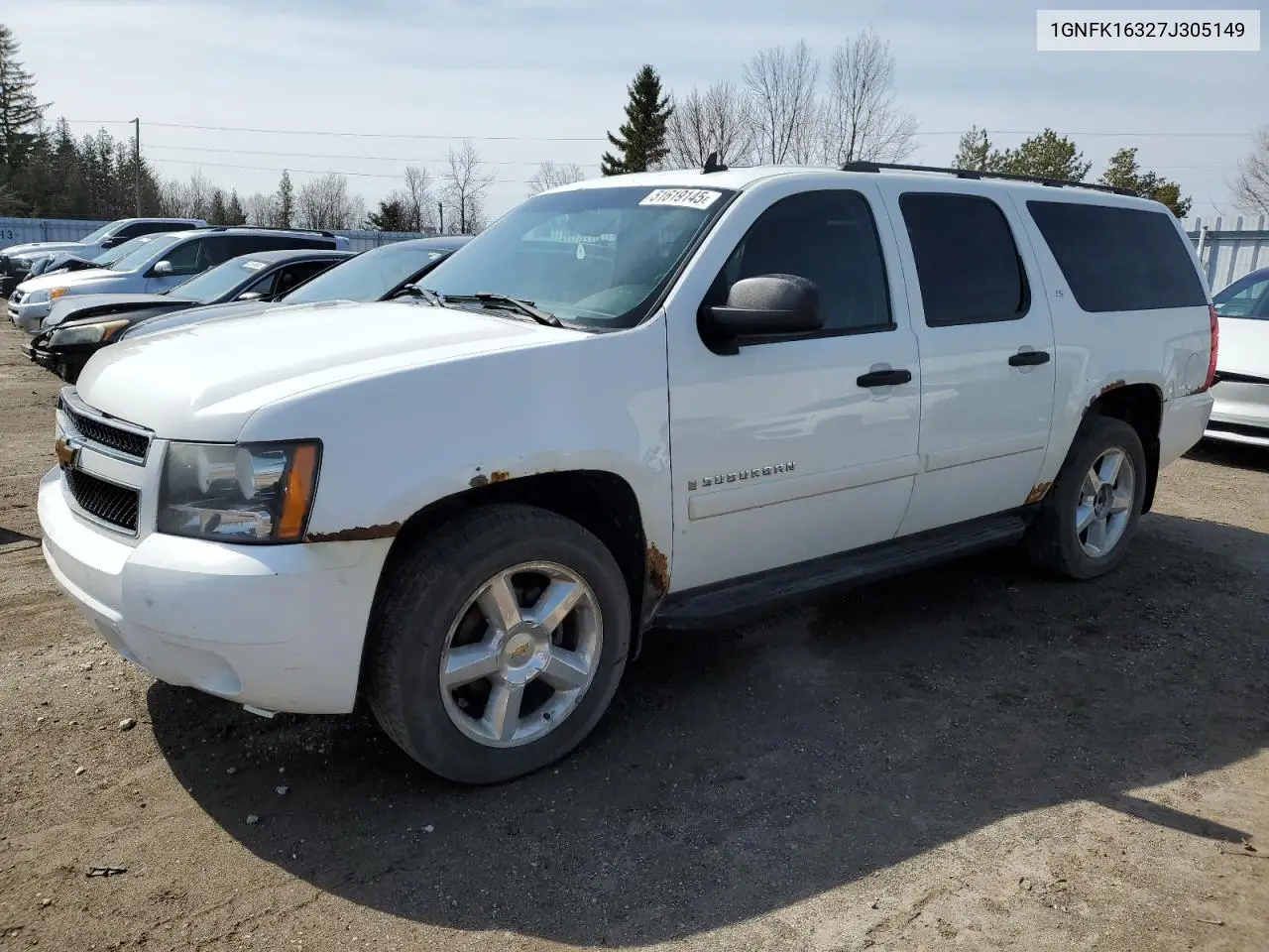 2007 Chevrolet Suburban K1500 VIN: 1GNFK16327J305149 Lot: 51619145