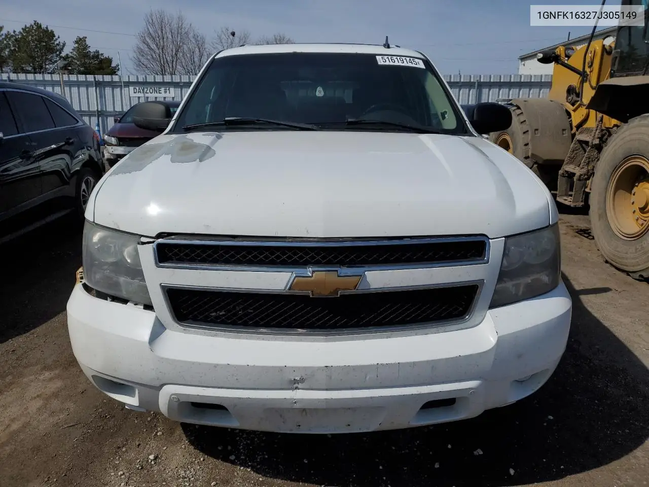 2007 Chevrolet Suburban K1500 VIN: 1GNFK16327J305149 Lot: 51619145